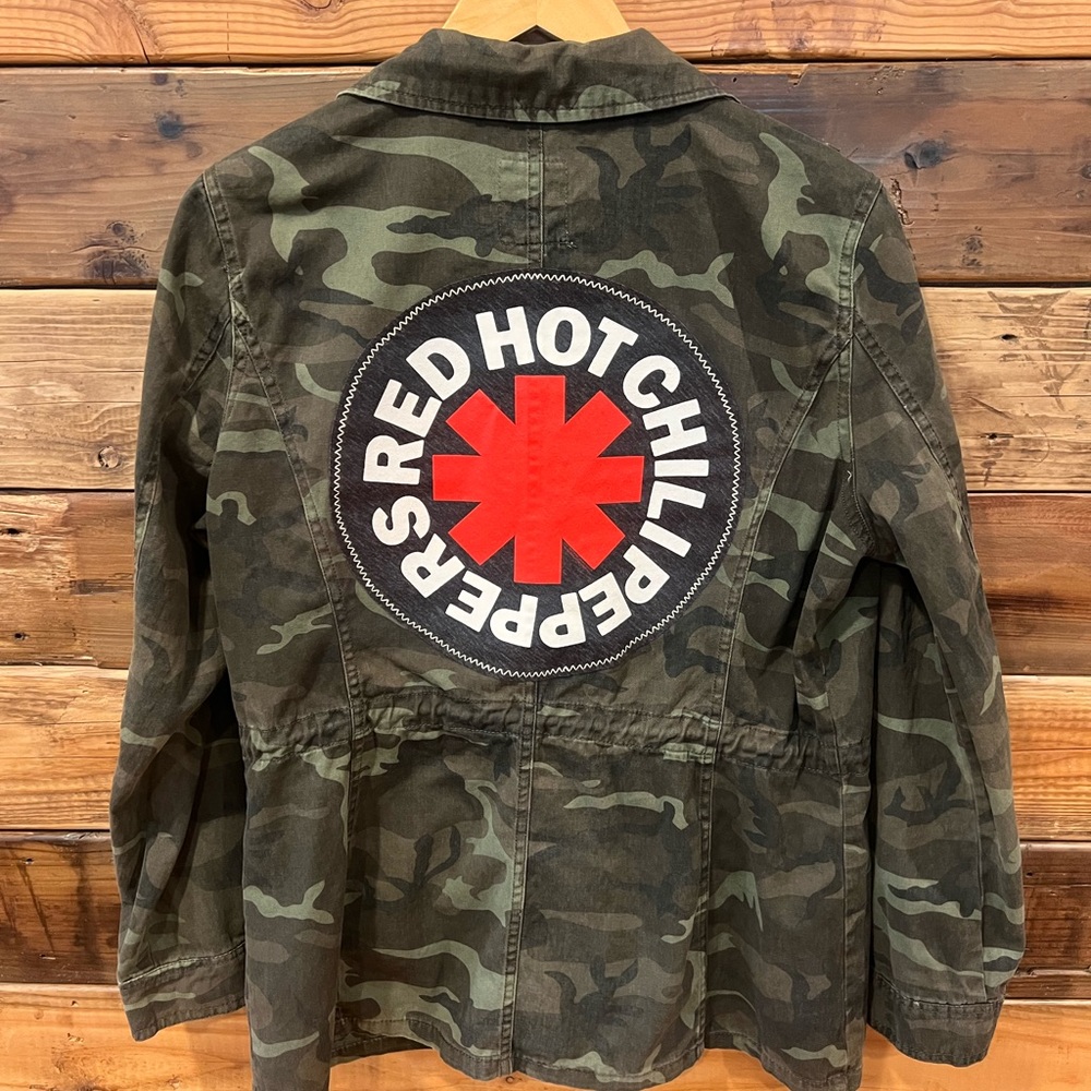 Red Hot Chili Peppers One-of-a-Kind Full Tilt MadAndie Custom Camo Jacket - L